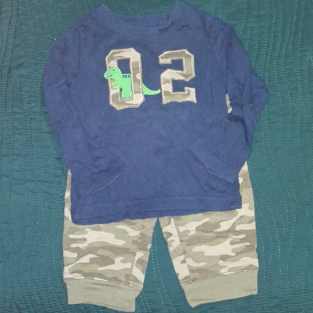 Camo Dino Matching Set 18M